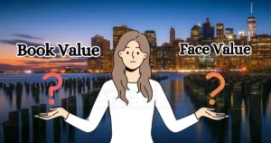 Difference between book value and face value