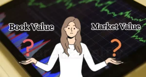Difference between book value and market value