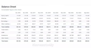 Empower India share price target 2025 (Balance Sheet)